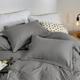 thumbnail image 3 of U by Bedsure Dark Grey Twin Soft Prewashed Duvet Cover , 2 Pieces, 1 Duvet Cover 68x90 with Zipper Closure and 1 Pillow Sham, 3 of 6