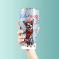 thumbnail image 3 of Hello Winter Australian Cattle Dog Smiling in Red Scarf Hat Welcome Christmas 30oz Stainless Steel Tumbler Insulated Cup with Lid Heeler Lover Gifts - 00017, 3 of 5