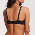 thumbnail image 3 of Womens Wirefree Molded Cup Bra,Wide Straps Full Coverage Smooth Fabric Support Black 38D, 3 of 4