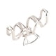 thumbnail image 4 of Horquilla de estrella de cinco puntas, horquilla vintage de estrella lateral, flequillo, horquilla rota, accesorios, blanco, 4 of 8