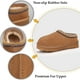 thumbnail image 3 of Pantuflas de plataforma para mujer febatn con forro de piel antideslizante, 3 of 6