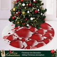 thumbnail image 6 of FMSHPON Valentine's Day Hearts Xmas Christmas Tree Skirt Stand Mat for Holiday Party Decoration Indoor Outdoor 48 inches, 6 of 6