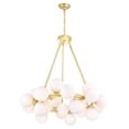 thumbnail image 1 of CWI Lighting Arya Lustre à 25 Lumières avec Fini Satiné Doré, 1 of 1