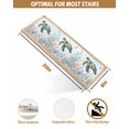 thumbnail image 5 of Sea Turtle Coastal Stair Treads for Wooden Steps Indoor Runner Rug Carpet, Summer Beach Coral Ocean Seaweed 4 Pieces Peel and Stick Staircase Step Treads Covers Washable Throw Door Mats, 30"x8", 5 of 5