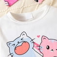 thumbnail image 4 of Durtebeua Baby Girl Clothes Outfits Sweatshirt T-Shirt Pullover+Pants Fall Winter Outfits 3-4 Years, 4 of 6
