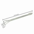 thumbnail image 2 of Rake Stainless Steel Garden Prong Hand Planting Rake Portable prong stainless steel rake Dual Head Miniascape Planting Tool, 2 of 8