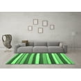 thumbnail image 3 of Ahgly Company Indoor Rectangle Abstract Emerald Green Contemporary Area Rugs, 7' x 10', 3 of 4
