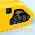 thumbnail image 4 of Dcb090 Battery Adapter For Dewalt 20v Max 18v Lithium-ion Batteries, 4 of 5
