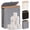 Grey, variant on Toilet Paper Storage Basket with Lid - The Ultimate Bathroom Organizer, Free Standing Toilet Paper Holder for Up to 9 Mega Rolls, Toilet Tissue Storage Bin with Handle for RV Closet, Black