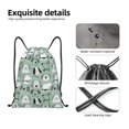 thumbnail image 4 of Xecao Puppy Pattern Sports Drawstring Backpack - String Swim Gym Bag with Wet Proof Pocket for Women&Men-Medium, 4 of 6