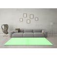 thumbnail image 3 of Ahgly Company Indoor Rectangle Solid Emerald Green Modern Area Rugs, 4' x 6', 3 of 4