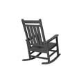thumbnail image 4 of Newboti Furniture Outdoor Rocking Chair Set with Side Table, 3-Piece Rocking Chair Set with Wood-Texture,All Weather-resistant,Black (includes 2 Rocking Chairs and 1 Table) BN.9687, 4 of 8