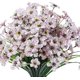 thumbnail image 1 of XmhyTop 12 ramos de flores artificiales para exteriores, anti-UV, flores falsas que no se decoloran, plantas artificiales para decoración de marcos de ventanas de porches y jardines (blanco), 1 of 5