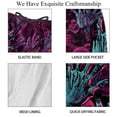 thumbnail image 4 of luoweisi Men's Beach Shorts Quick Dry Swim Trunks with Mesh Lining Halloween Scary Hands XL, 4 of 5