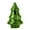 Green, variant on STP Goods  Glass Centerpiece Tabletop Christmas Tree - 10.24" Green
