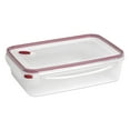 thumbnail image 3 of Sterilite Ultra•Seal™ 16.0 Cup Rectangle, Latching Food Storage Container, Airtight Watertight Seal, Red, 4 Count, 3 of 11