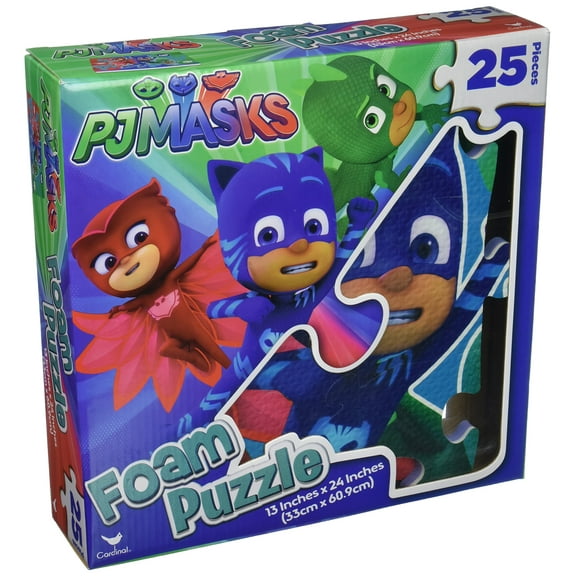 Cardinal PJ Masks Foam STF9 Puzzle Mat 25 Pieces, Multi, Medium