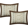 thumbnail image 5 of Lanco Bohemian Camel Sands 7 Piece King Size Comforter Set, Taupe, Embossed Bedding Sets & Collections, 100% Polyester & Fill, 5 of 5