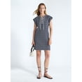 thumbnail image 2 of Free Assembly Women's Lace Up Cotton Mini Dress, Sizes XS-XXL, 2 of 4