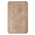 thumbnail image 1 of Swift Home Memory Foam Sea Shell Bath Mat, 1 of 4