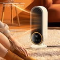 thumbnail image 3 of Space Heater, 1200W Electric Heaters Indoor Portable with Timer, PTC Fast Heating Ceramic Room Small Heater for Bedroom, Office and Indoor Use, Tip Over Protection, 3 of 7