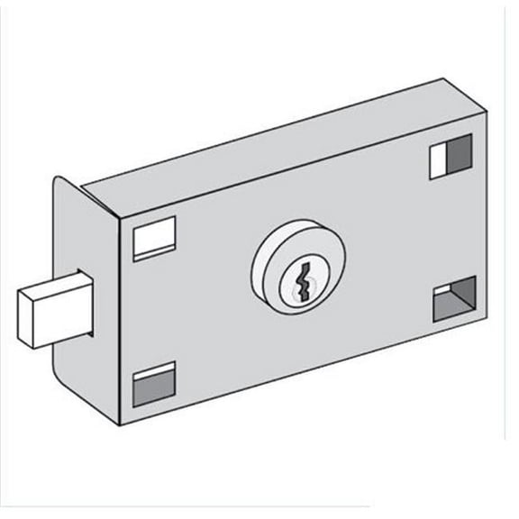 Master Commercial Lock - for Private Access of FL 4B  Horizontal Collection Unit - with (2) Keys
