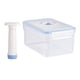 thumbnail image 4 of Contenedor de vacío apilable, hermético, para refrigerador, para alimentos, sellado, para horno 2.2L, 4 of 8