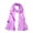 Purple, variant on Elegant Silk Feel Solid Color Satin Oblong Scarf Wrap