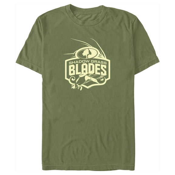 Men's Mossy Oak Shadow Grass Blades Logo Graphic Tee Military Green Medium