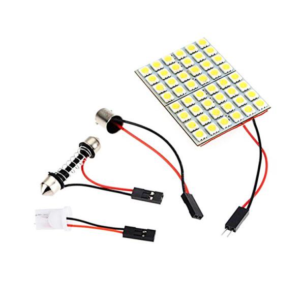 48 5050-SMD LED Panel Light 31mm-42mm Festoon Bulb 12V - Walmart.com