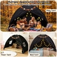 thumbnail image 2 of YEERSWAG® Kids Play Tent, Play Tent for Kids, Bed Tent for Floor Tent with Curtains, Reading Nook Tent for Boys and Girls, Black, 2 of 10