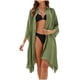thumbnail image 1 of Conjunto de Bikini de Mujer Estilo de Camisa Suelta Cardigan Blusa de Humo Cubierta, Estampado de Poliéster para la Piscina de Playa Y Vacaciones de Verano, 1 of 9
