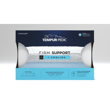 Tempur-Pedic Memory Foam Cooling Firm, Queen Bed Pillow, Breathable, Adult