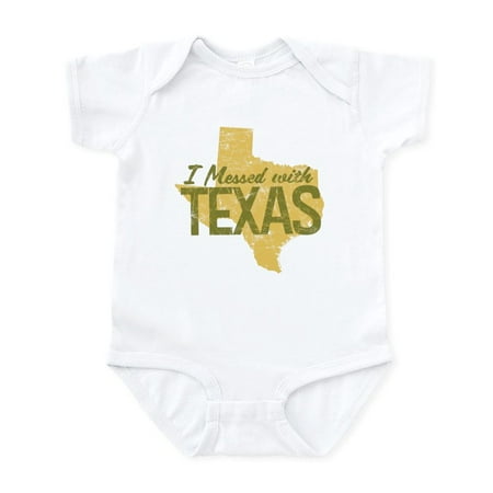 

CafePress - I Messed With Texas Infant Bodysuit - Baby Light Bodysuit Size Newborn - 24 Months
