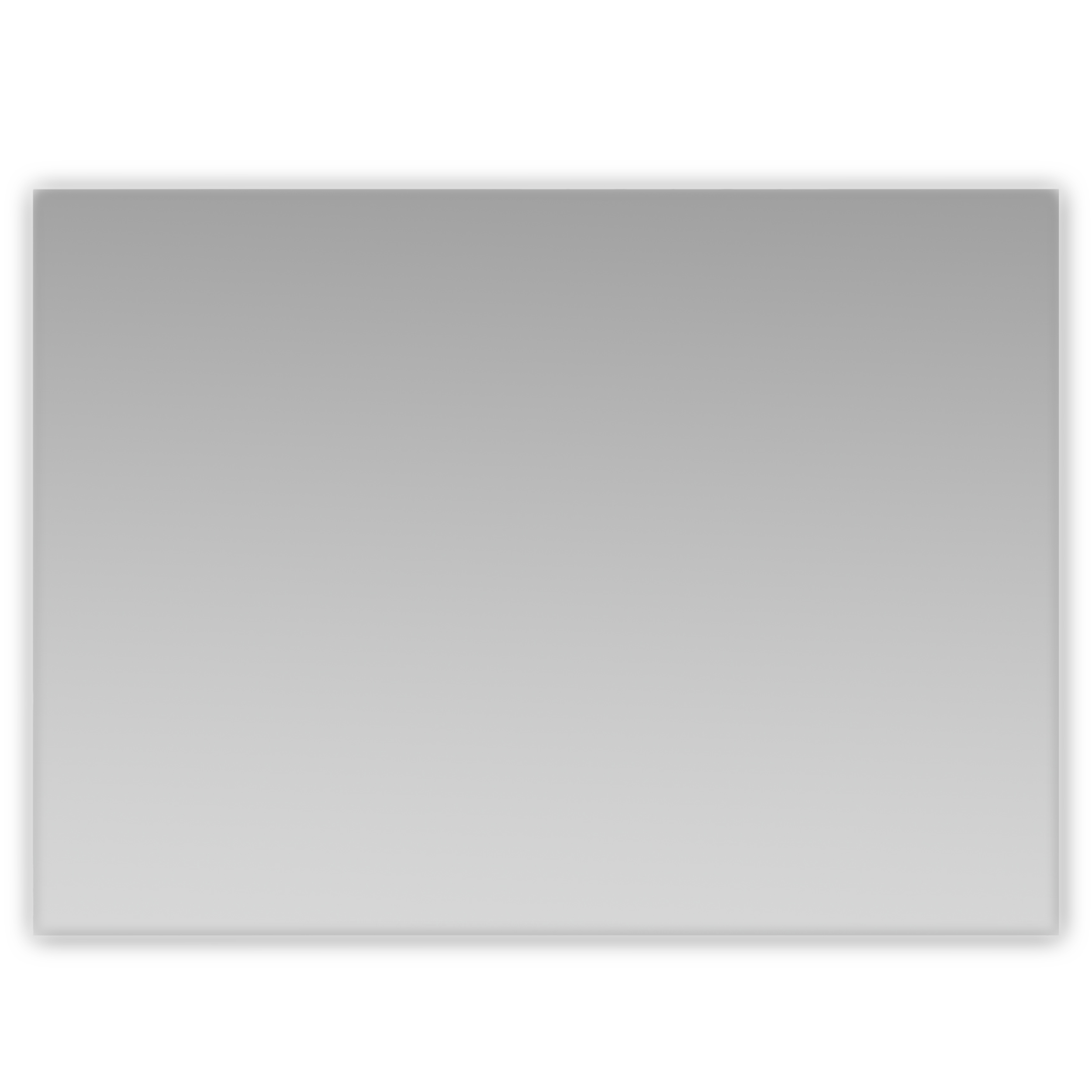 Eviva Sleek 42" Frameless Bathroom Wall Mirror