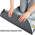 thumbnail image 3 of Pug with Crown Hot Yoga Mat Towel Non Slip for Hot Yoga - Quick-Drying Yoga Mat Cover with 4 Corner Pockets with Travel Bag - Hot Yoga Towel Non Slip Grip Moisture Wicking Sweat 70"x26", 3 of 6