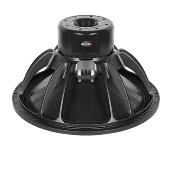 18-in Woofer with3400 W continuous program power capacity 116 mm (4.5 in) four layer aluminum voice coil 4 Ohms Impedance