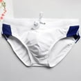 thumbnail image 3 of Mens Swim Trunks Bodybuild Gradient Trunks Beach Swimming Shorts Boxer Swimwear, 3 of 8