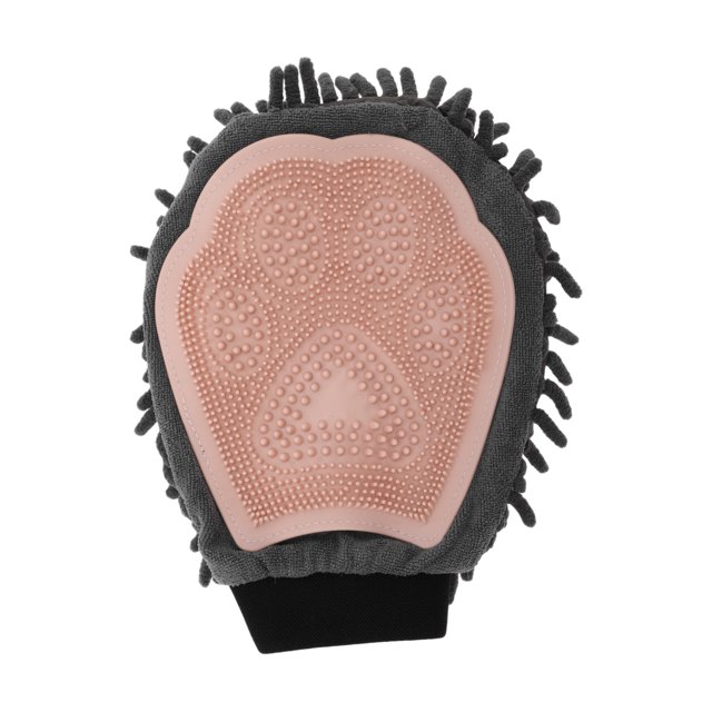 Guante para el cuidado de mascotas cómodo de 1 Pc para baño, tienda de mascotas, rosa, TPR, chenilles de red