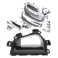 thumbnail image 4 of Front Bumper Air Duct Scoop Brake Air Channel Cover ABS Plastic Replacement Buckle Design for R55 R56 R57 R58 R59 LCI JCW 2010 - 2015, 4 of 7
