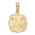 thumbnail image 3 of 14k Fire Dept Shield Pendant in 14k Yellow Gold, 3 of 3