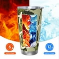 thumbnail image 6 of KLL Dinosaur Print 40oz Stainless Steel Insulated Car Cup with Spillproof Lid - Keep Your Drink Hot or Cold on the Go-Straw Three-piece Set, 6 of 8
