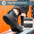 thumbnail image 3 of Fadezar Men's Non Slip Work Shoes Waterproof Oilproof Slip Resistant Shoes for Chef Restaurant, 3 of 6