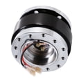 thumbnail image 4 of 6 Hole Steering Wheel Quick Release Adapter, Snap Off Boss Kit, Racing Billet Aluminum Body, Easy to Operate, With 6 Long Screws, 4 of 7