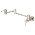 thumbnail image 1 of Motegi 2MT600-BN Wall Mount Pot Filler - Brushed Nickel, 1 of 1