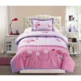 thumbnail image 1 of Legacy Decor 2 PC Pink, Purple and White Butterfly Print Childrens Comforter Set, Twin Size, 1 of 1