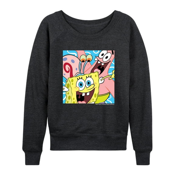 SpongeBob SquarePants - SpongeBob SquarePants - Patrick Gary - Ladies French Terry Long Sleeve Shirt