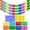 Multicolor, variant on Day of The Dead Papel Picado Banner, 16-Foot Plastic with 10 Extra Large Panels