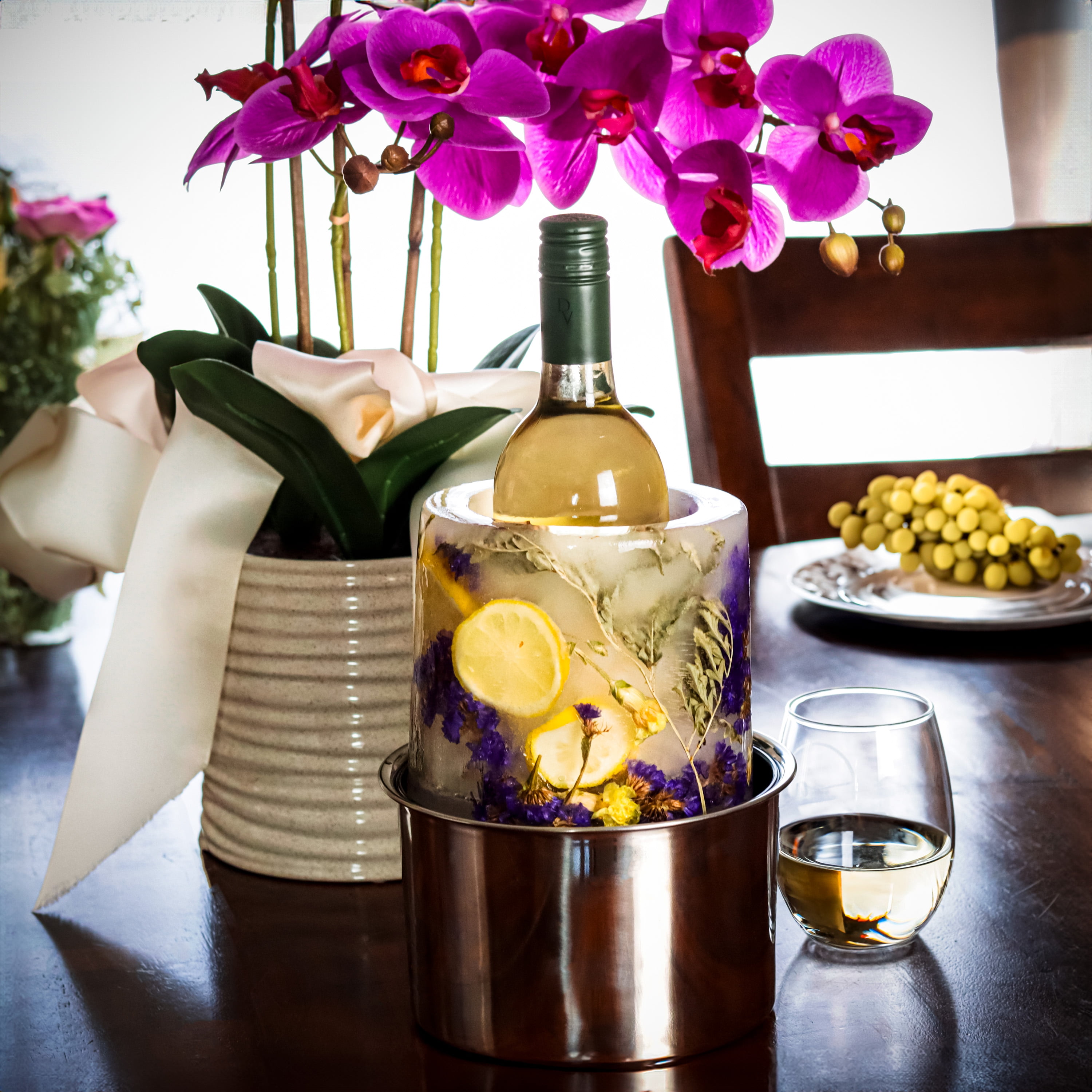 Ice Bucket Chiller & Cooler for Wine, Champagne & Bottles Beverages