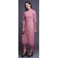 thumbnail image 4 of Bimba Printed Straight Kurtis For Women Button Down Mandarin Indian Tunic X-Large, 4 of 6